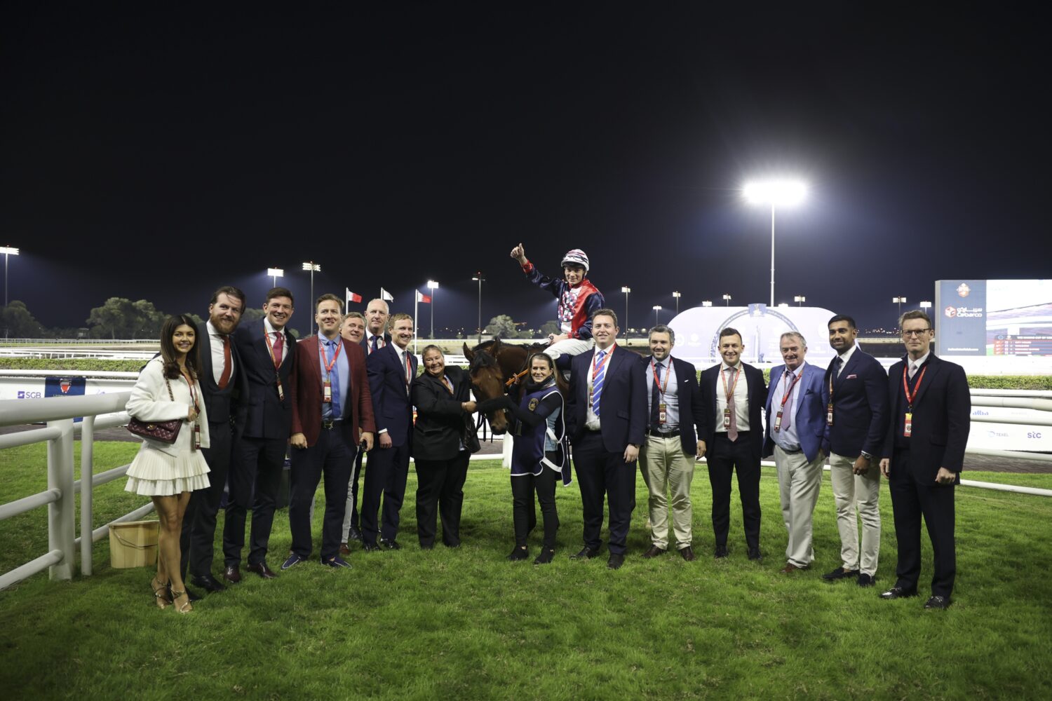 City House’s owners out in force to celebrate Bahrain Turf Series success